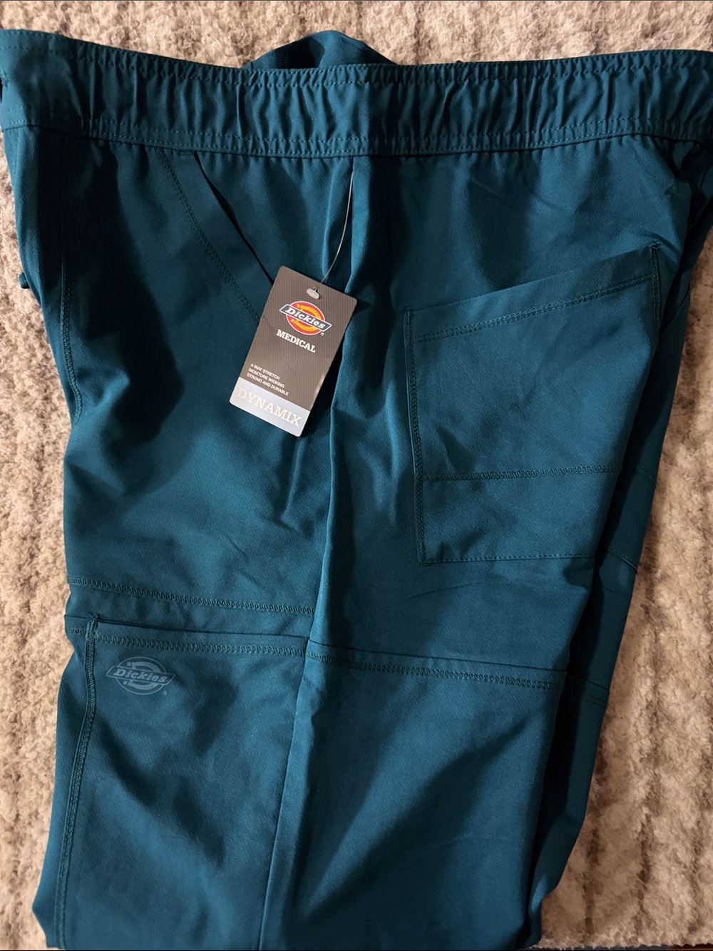 Dickies Men’s Teal Cargo Medical Pants